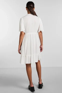 Vestido Midi De Manga Corta.
