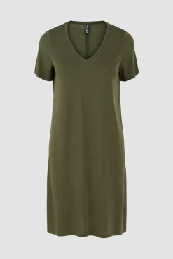 Vestido Midi De Tencel