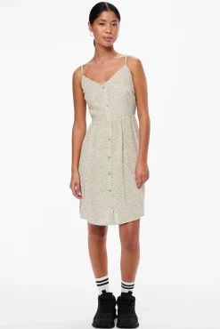 Vestido Midi De Tirantes.