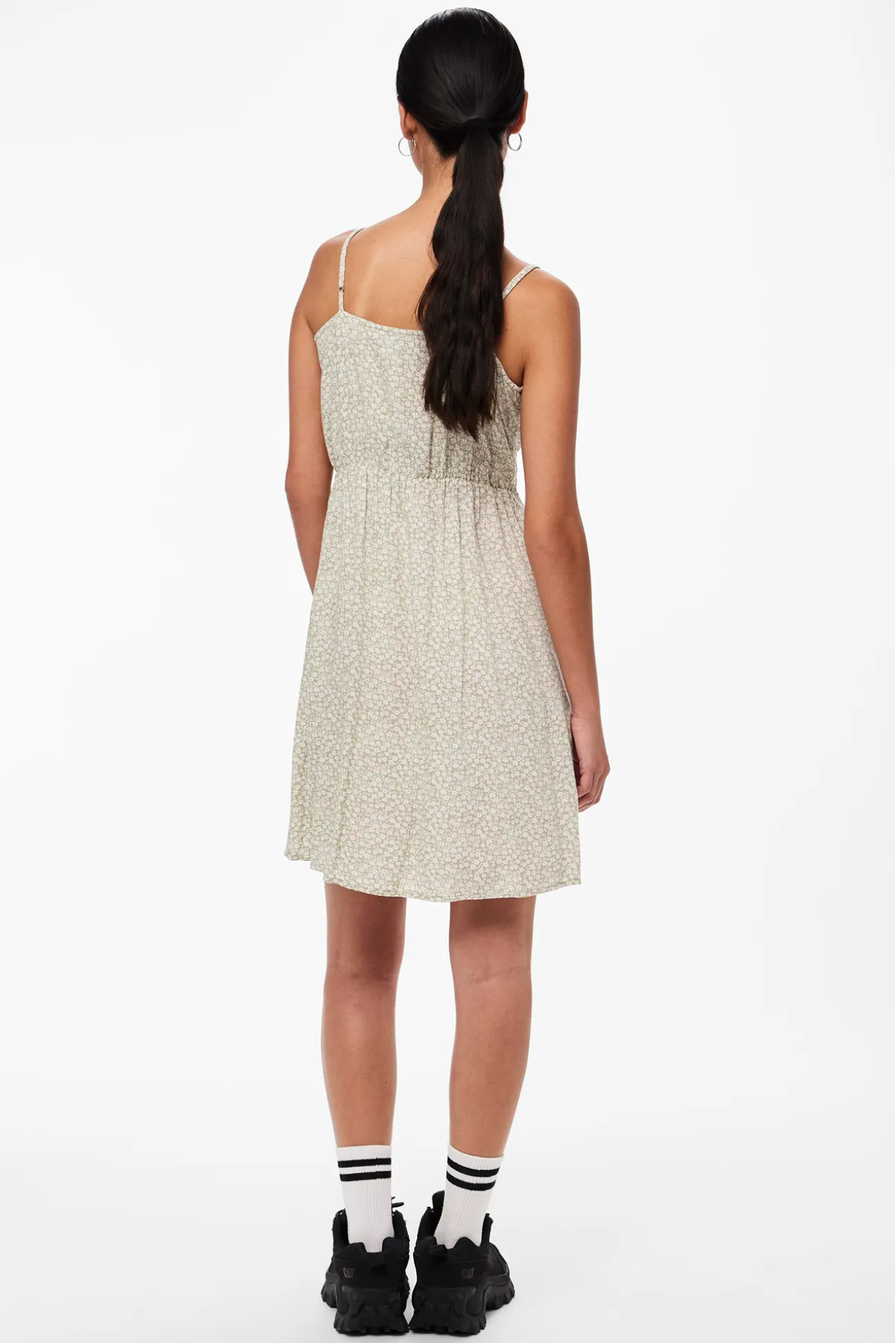 Vestido Midi De Tirantes.