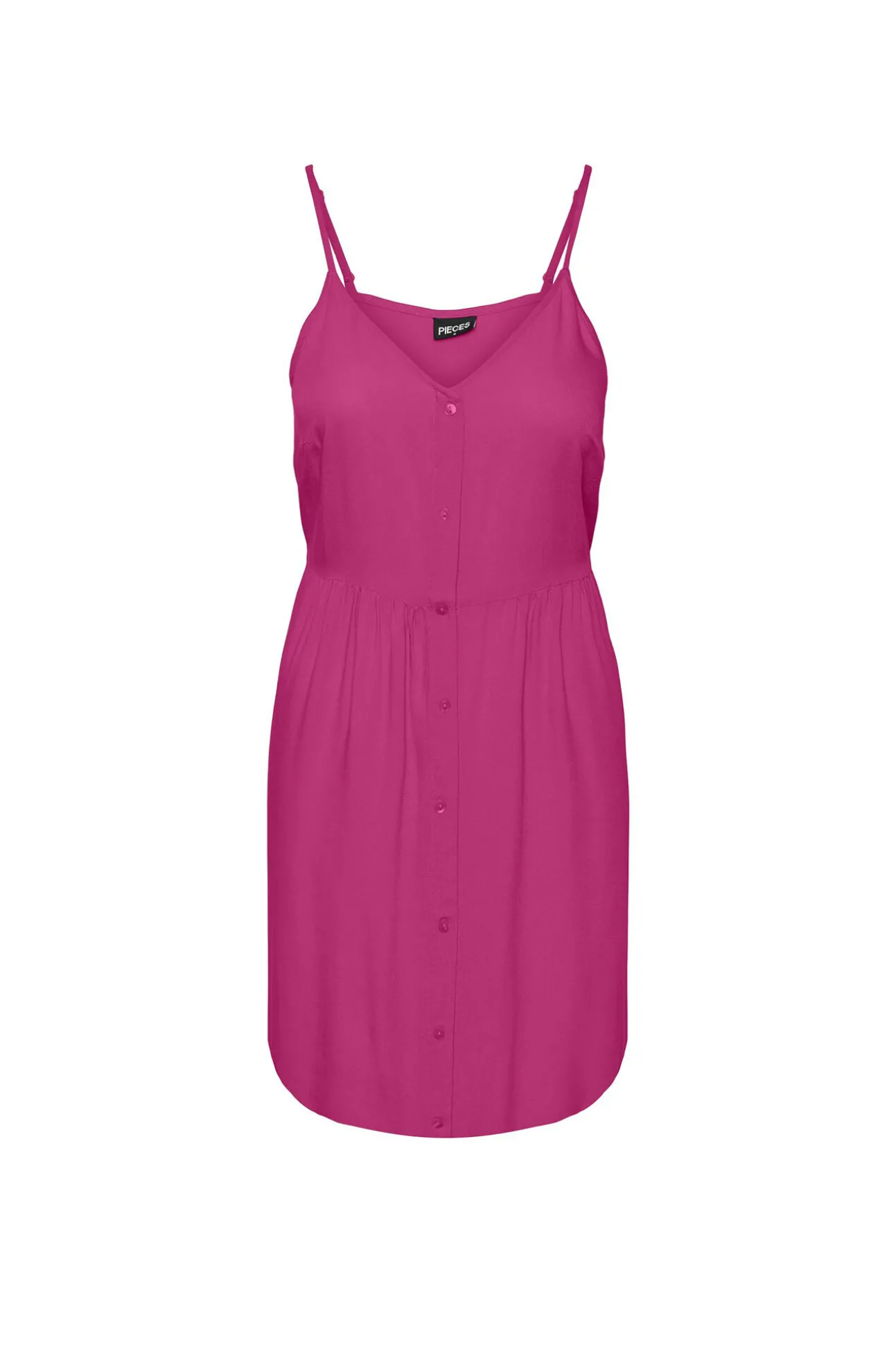 Vestido Midi De Tirantes.