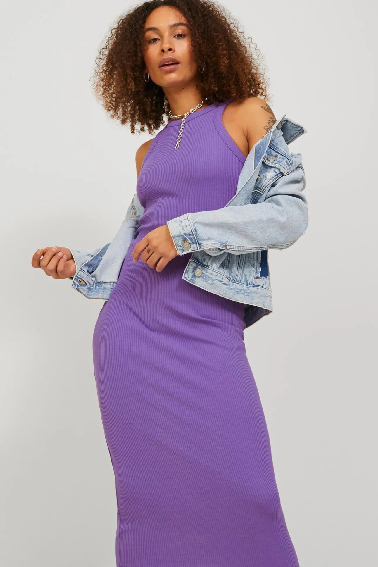 Vestido Midi De Tirantes