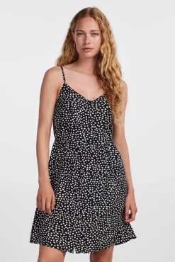 Vestido Midi De Tirantes.