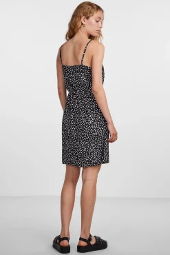 Vestido Midi De Tirantes.