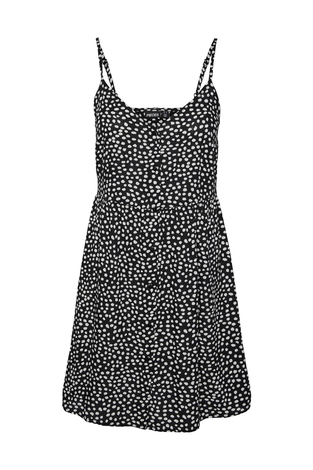 Vestido Midi De Tirantes.