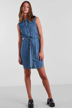 Vestido Midi De Tirantes.