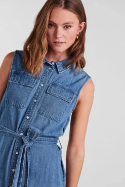 Vestido Midi De Tirantes.