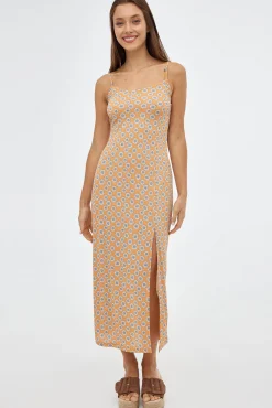 Vestido Midi De Tirantes Estam