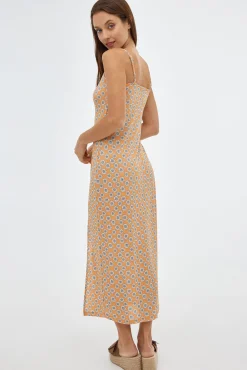 Vestido Midi De Tirantes Estam
