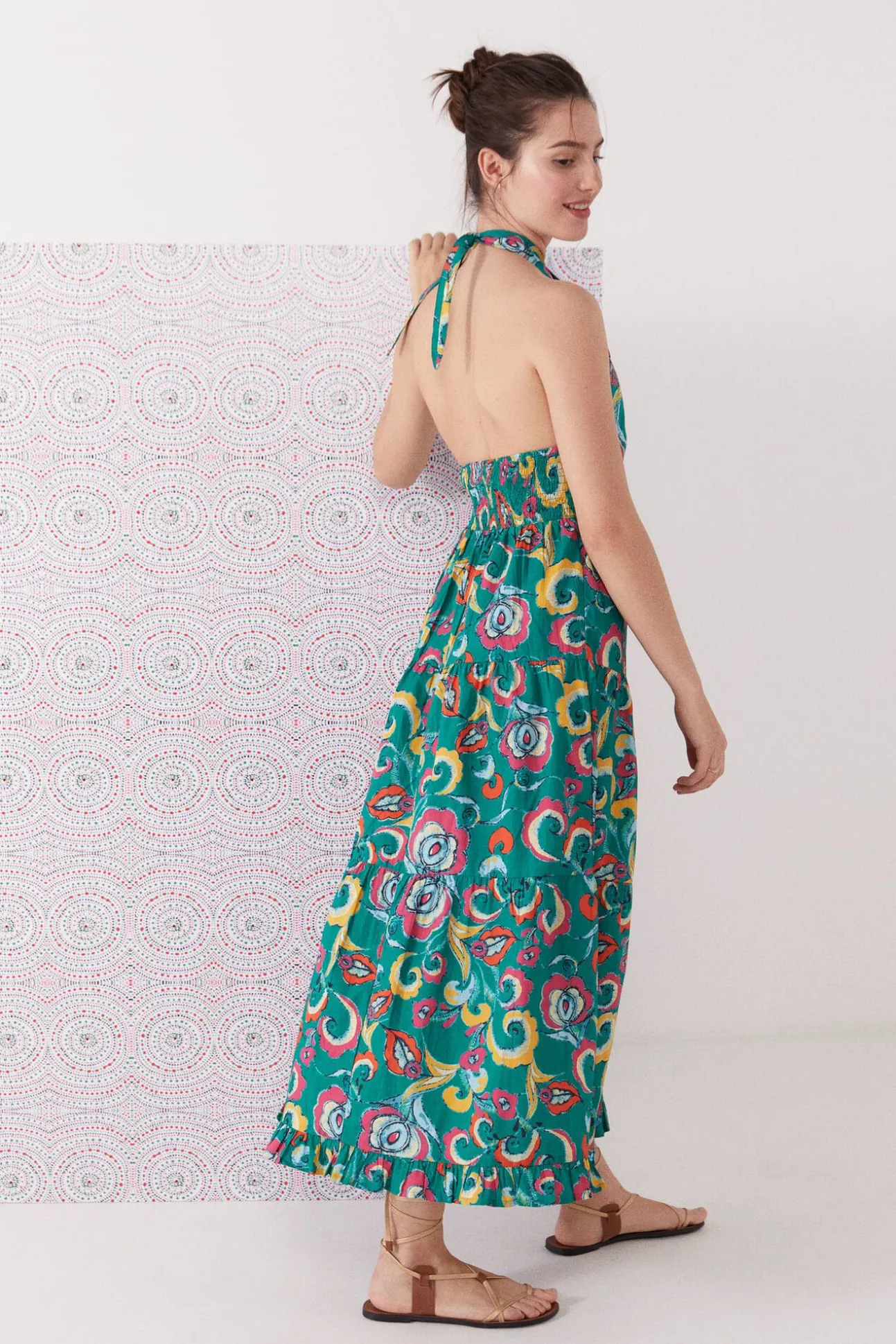 Vestido Midi Espalda Abierta
