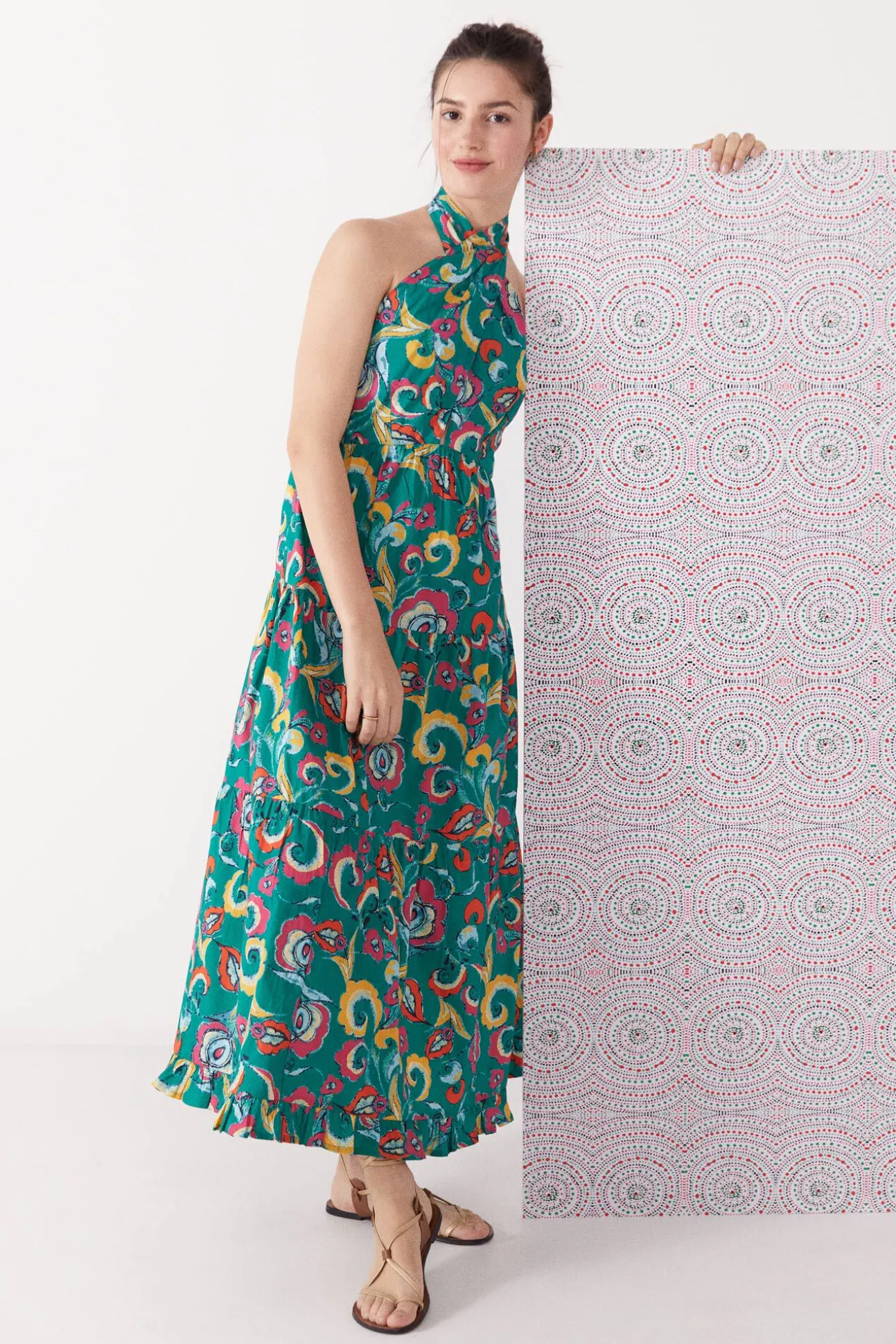 Vestido Midi Espalda Abierta