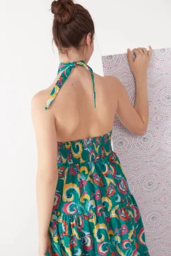 Vestido Midi Espalda Abierta