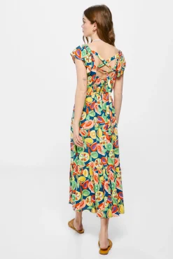 Vestido Midi Espalda Cruzada