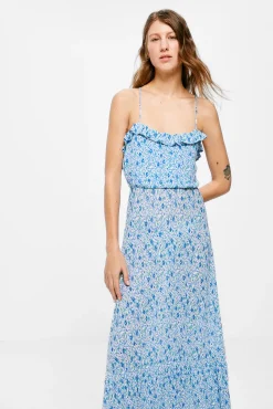 Vestido Midi Espalda Fantasia