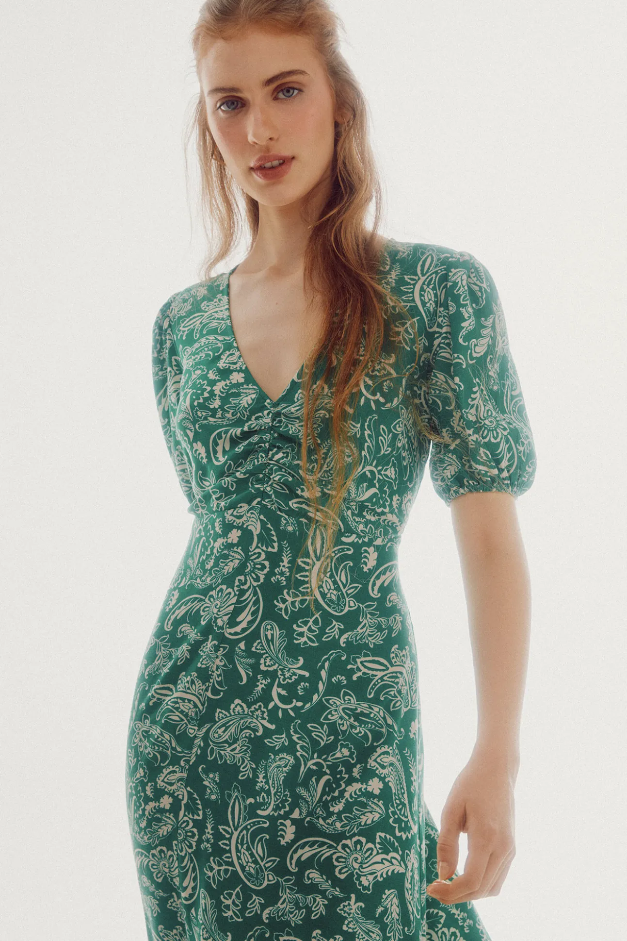 Vestido Midi Estampado