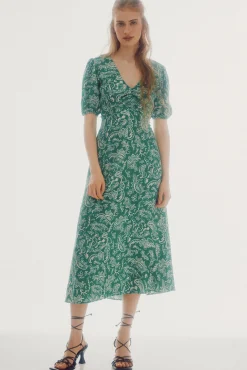 Vestido Midi Estampado