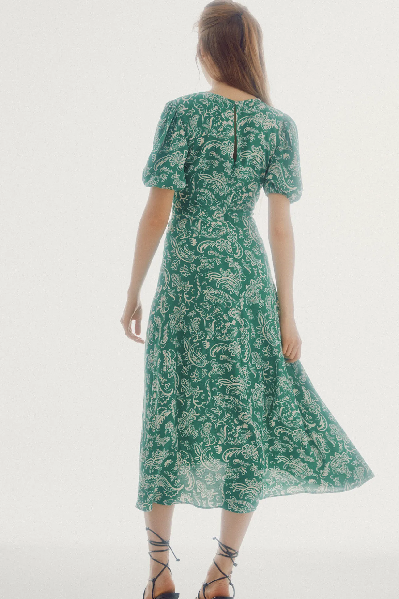 Vestido Midi Estampado