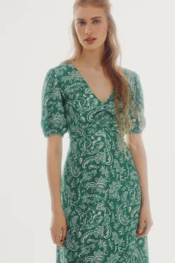 Vestido Midi Estampado