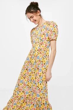 Vestido Midi Estampado