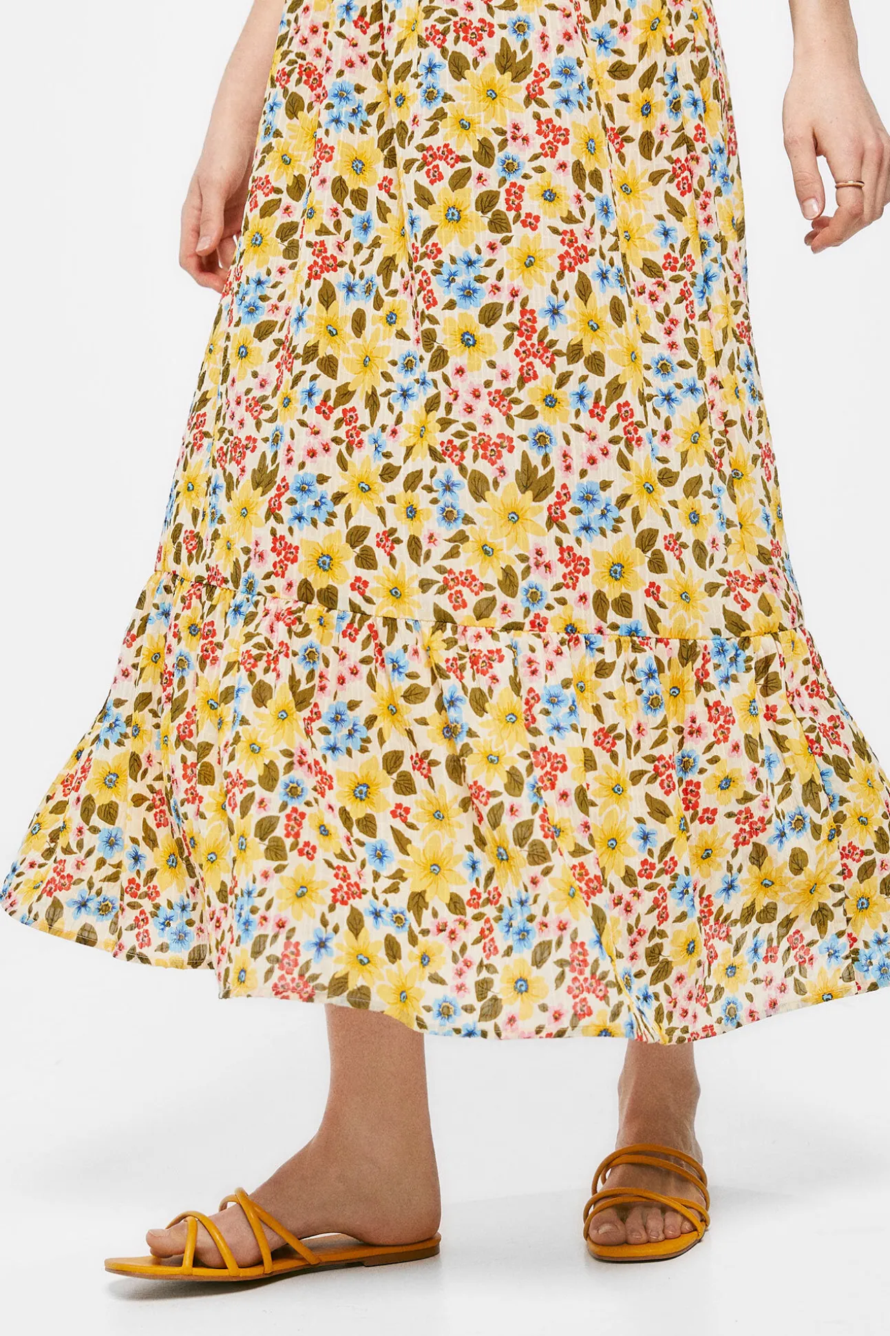 Vestido Midi Estampado