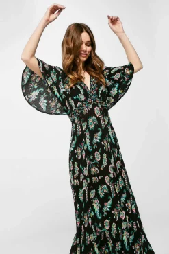 Vestido Midi Estampado