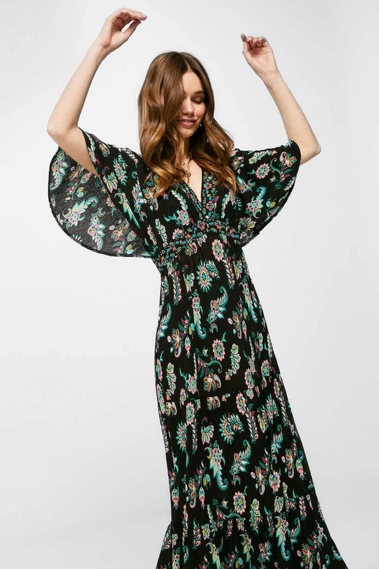 Vestido Midi Estampado