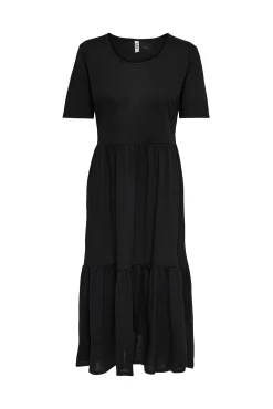 Vestido Midi Manga Corta