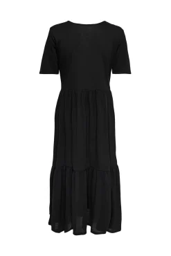 Vestido Midi Manga Corta