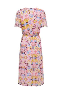 Vestido Midi Manga Corta
