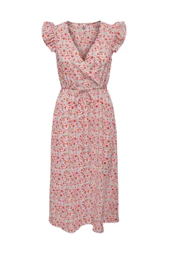 Vestido Midi Manga Corta