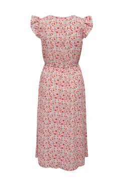 Vestido Midi Manga Corta