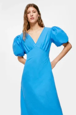Vestido Midi Popelin