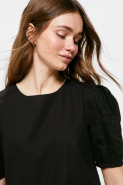 Vestido Midi Popelin Paneles
