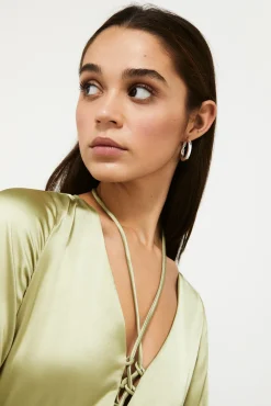 Vestido Midi Satinado