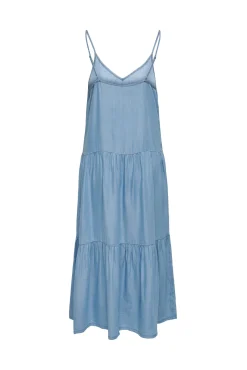Vestido Midi Sin Mangas Lyocell