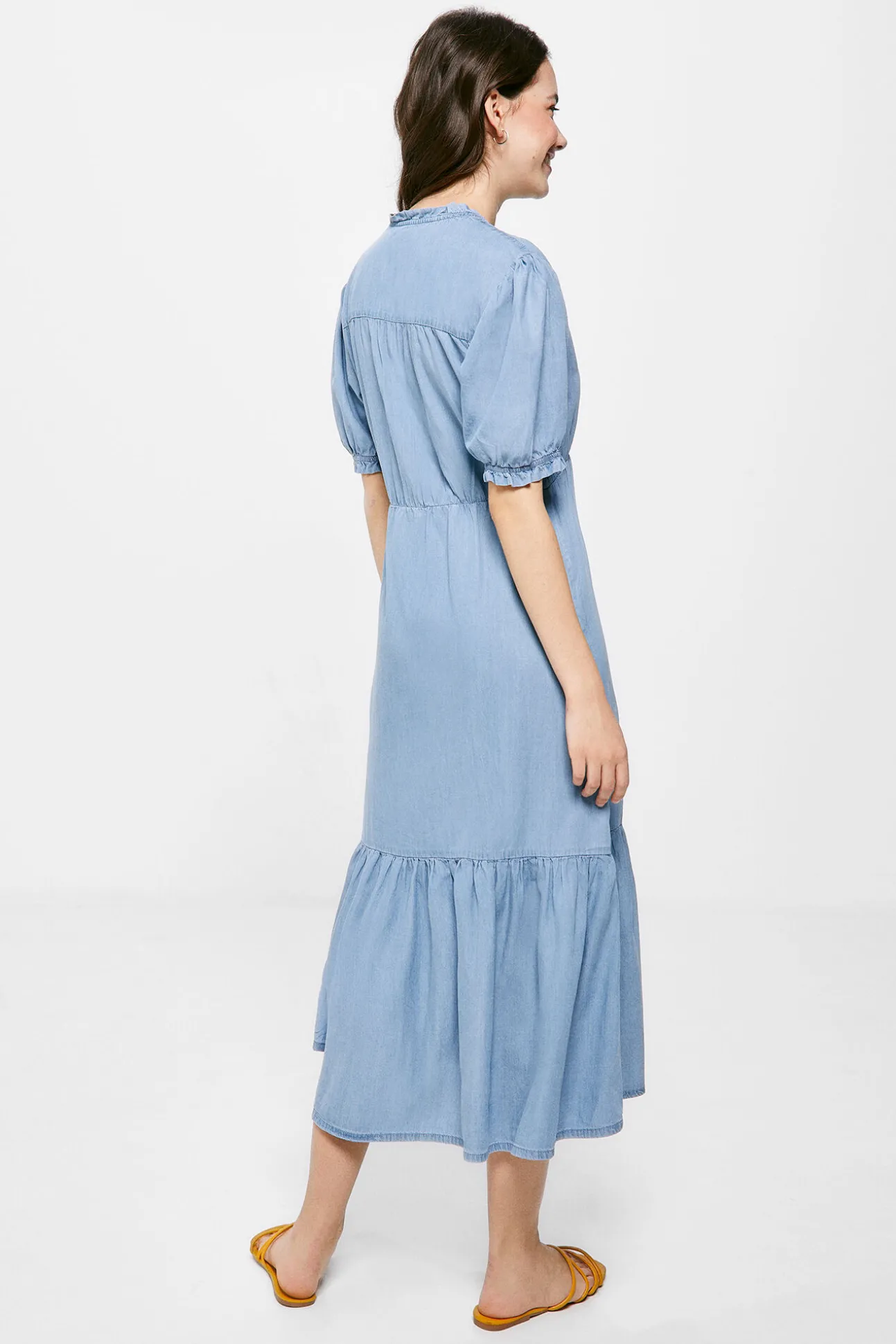 Vestido Midi Vaquero Tencel