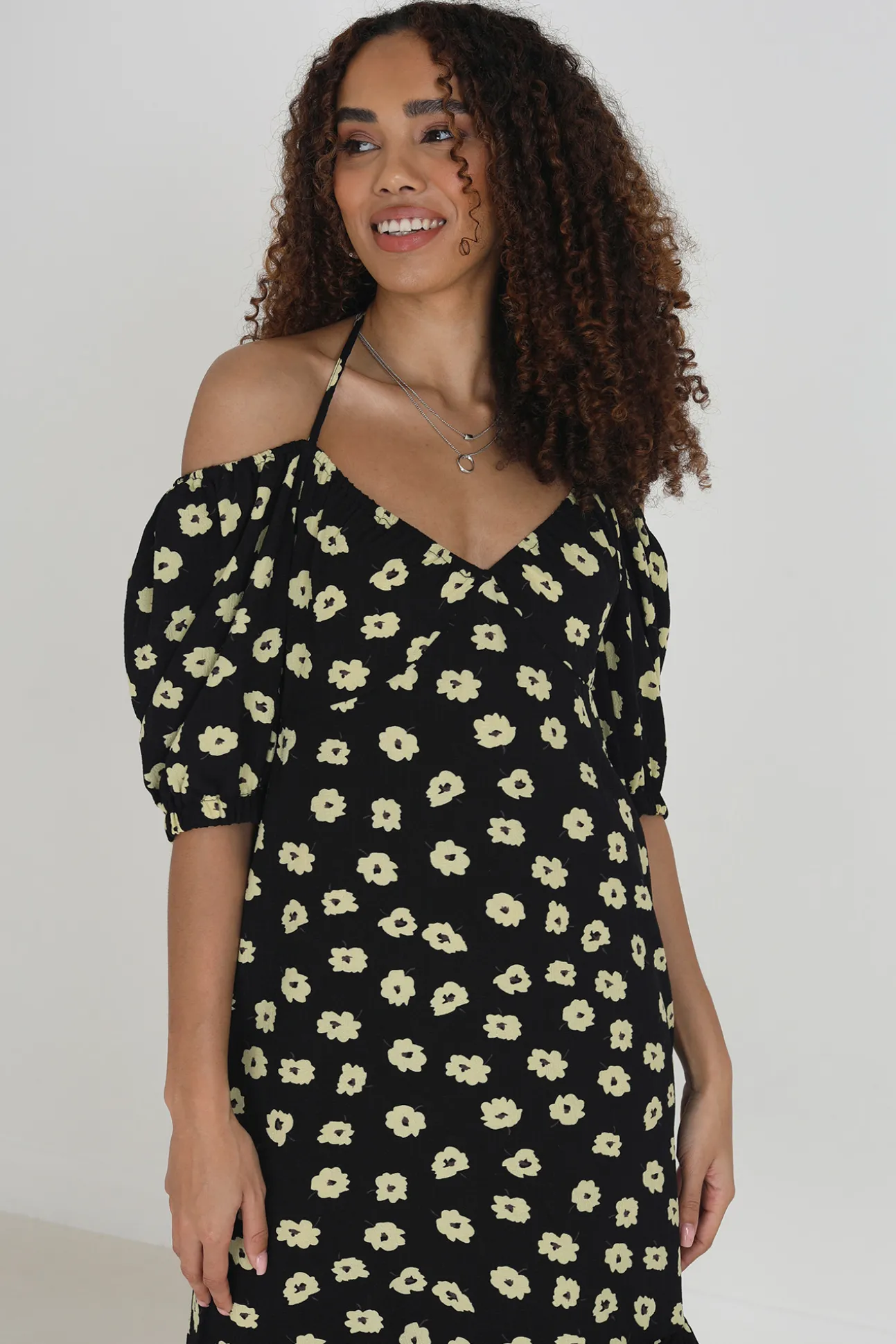 Vestido Midi Y Estampado