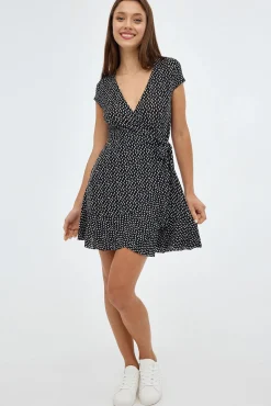Vestido Mini Con Estampado