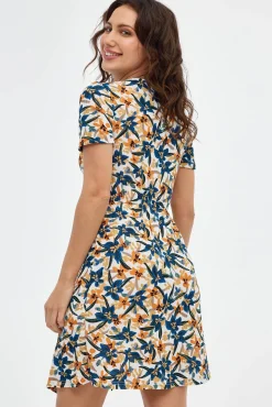 Vestido Mini Con Estampado