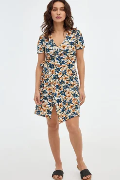 Vestido Mini Con Estampado