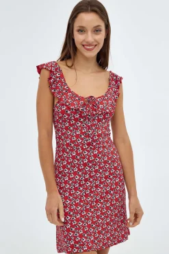 Vestido Mini Estampado Floral