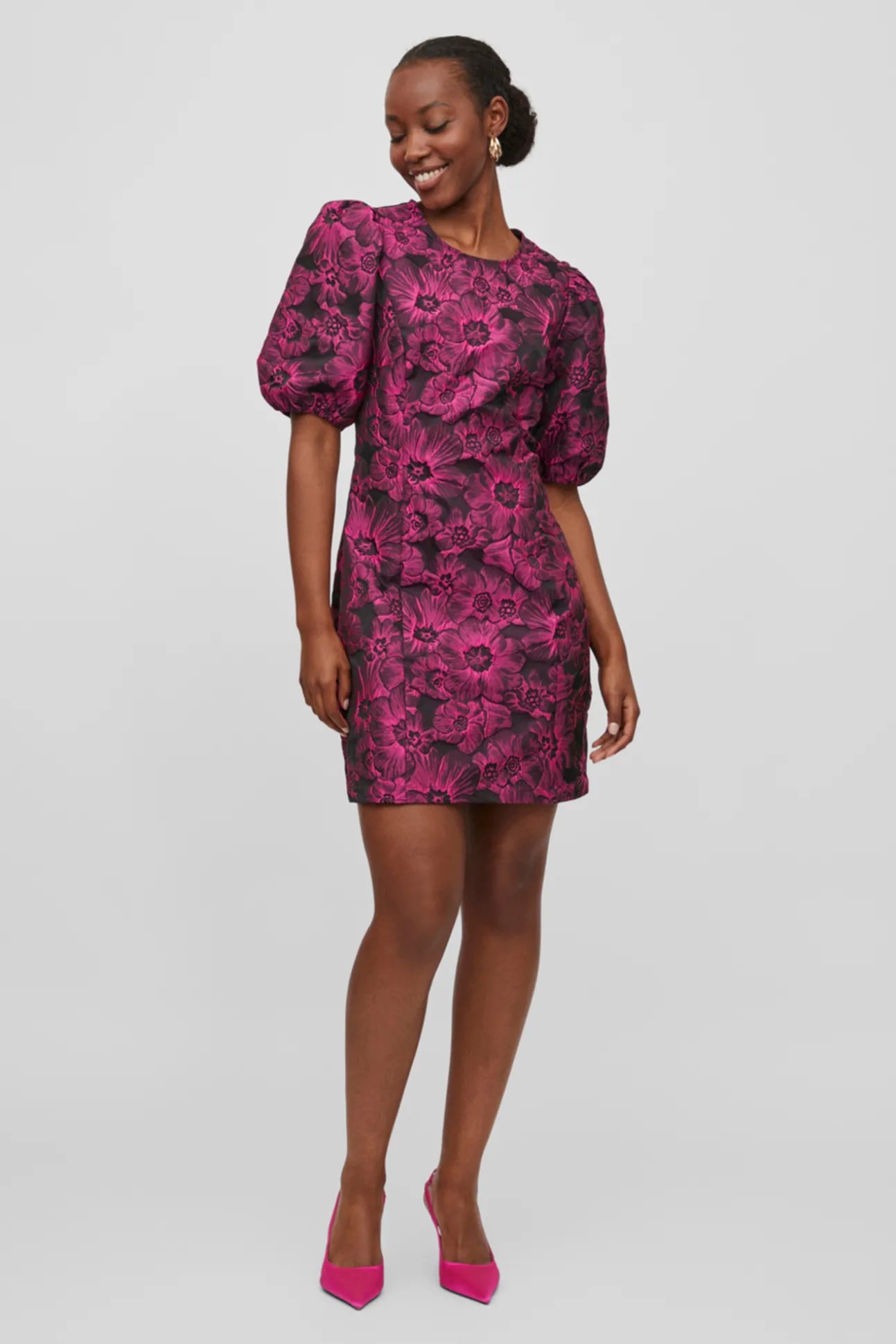 Vestido Mini Jacquard