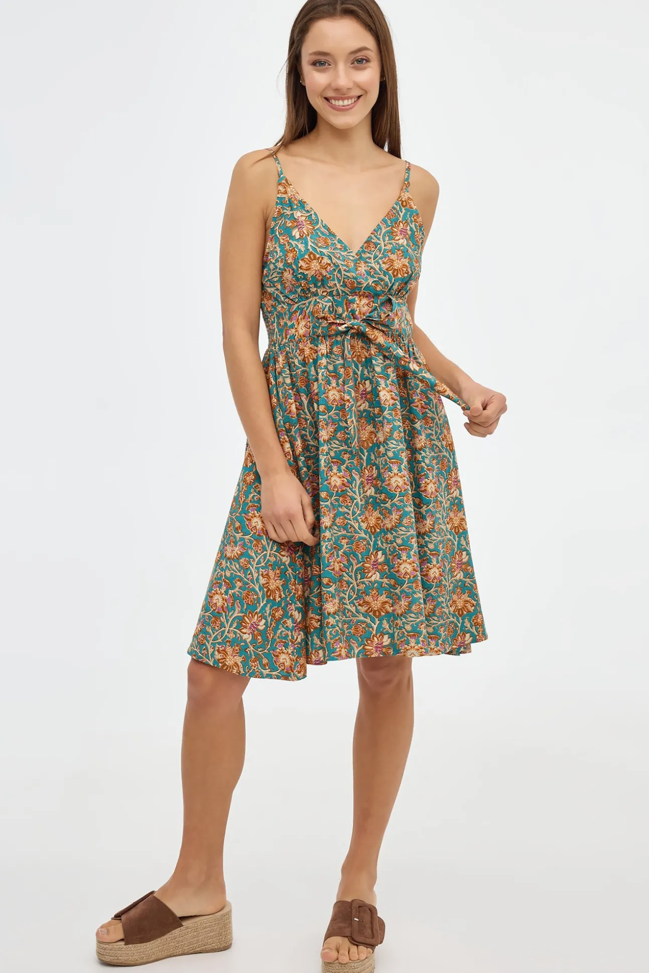 Vestido Mini Tirantes Print