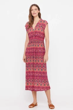 Vestido Plisado Estampado