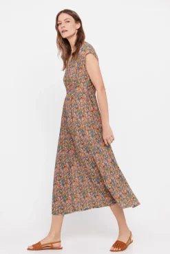 Vestido Plisado Estampado