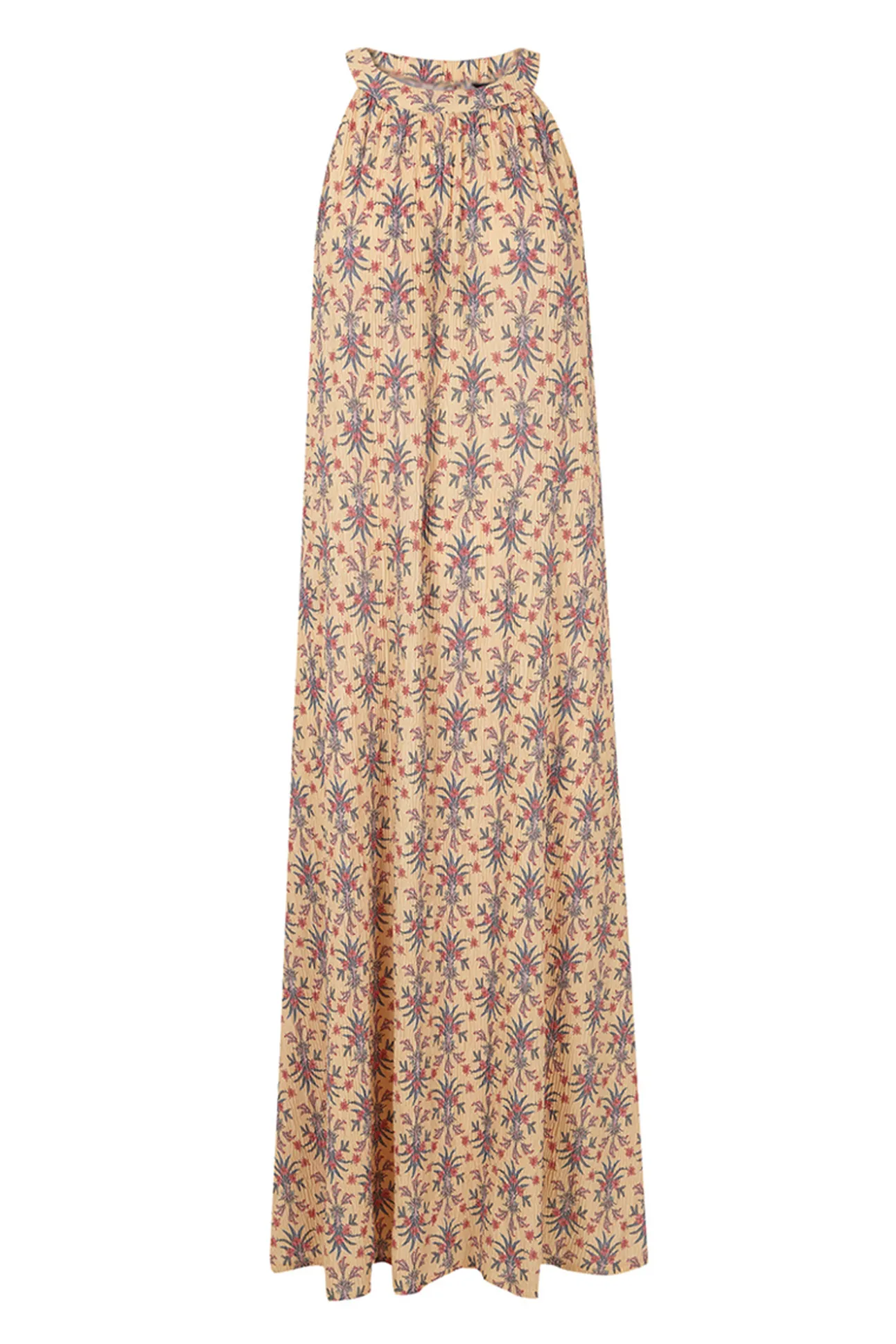 Vestido Plisado Halter