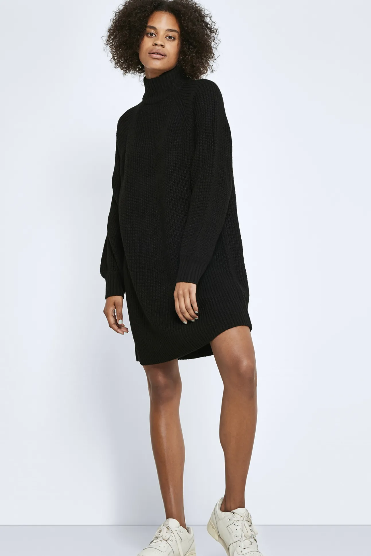 Vestido Punto Cuello Alto