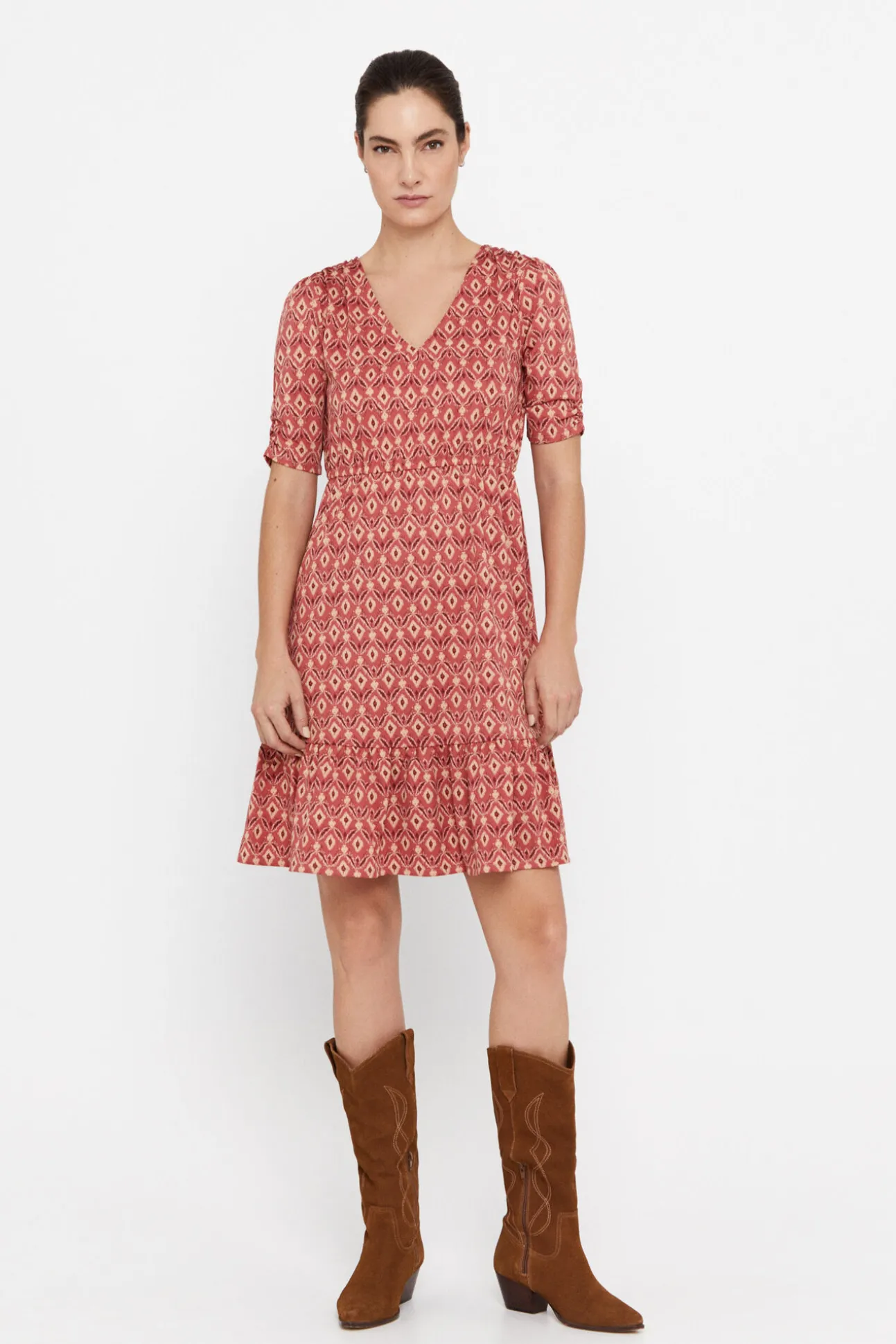 Vestido Punto Estampado