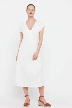 Vestido Punto Plisado Multicolor