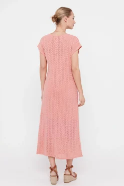 Vestido Punto Plisado Multicolor